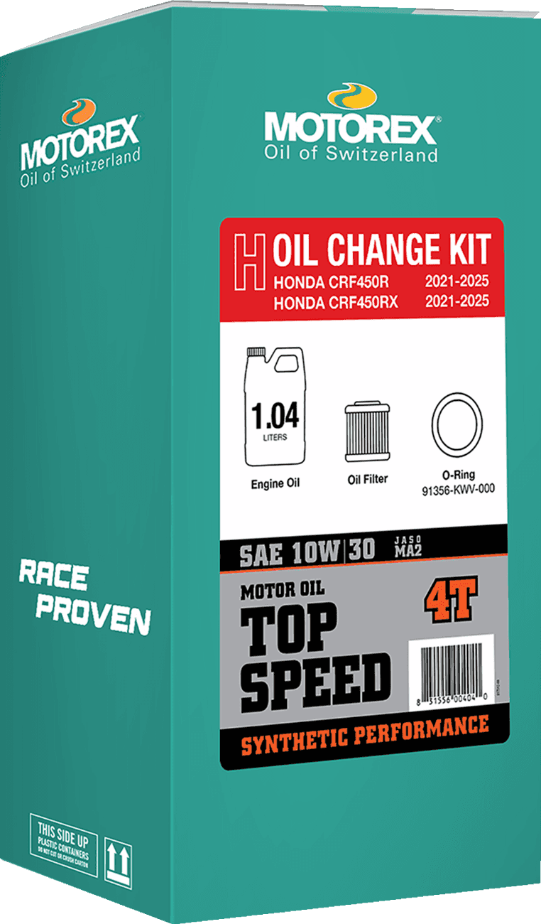 MOTOREX 3601-0945 Oil Change Kit - Honda CRF 450 - 10W-30