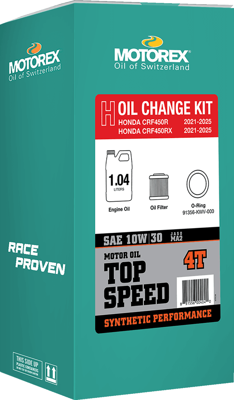 MOTOREX 3601-0945 Oil Change Kit - Honda CRF 450 - 10W-30 — image 1 of 2