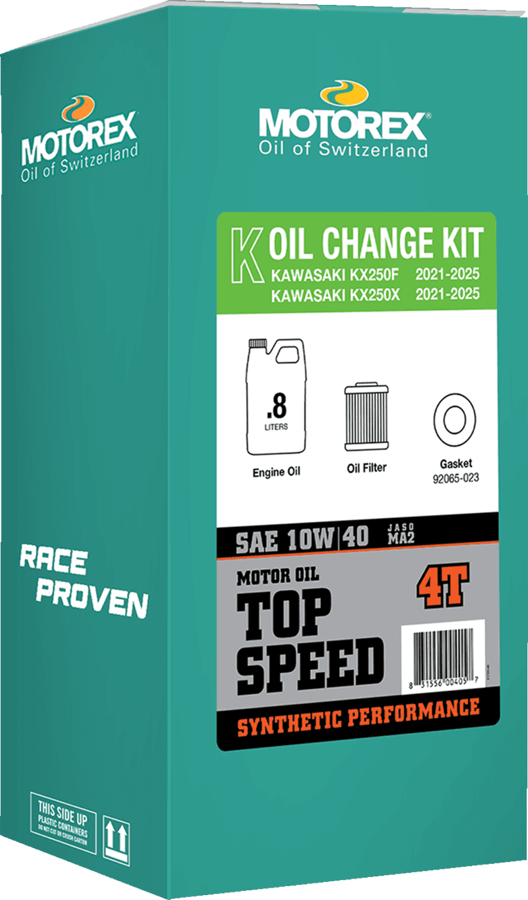 MOTOREX 3601-0946 Oil Change Kit - Kawasaki KX 250 - 10W-40 — image 1 of 2