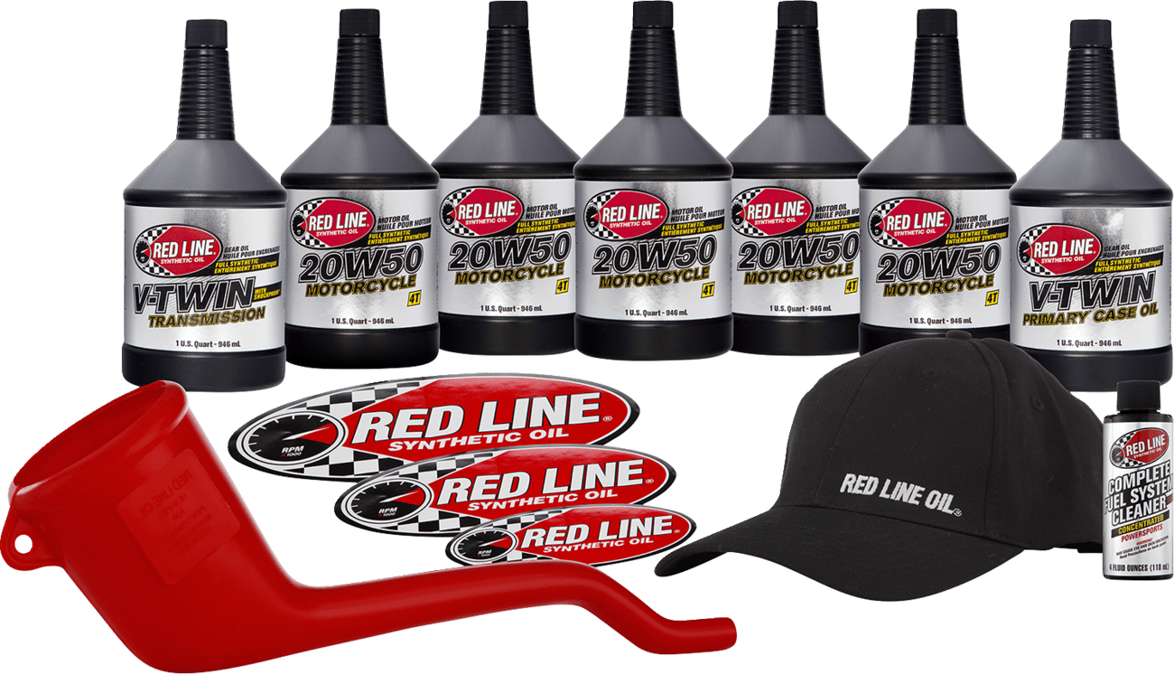 RED LINE SYNTHETIC OIL 3601-1032 V-Twin Powerpack Kit - 20W50
