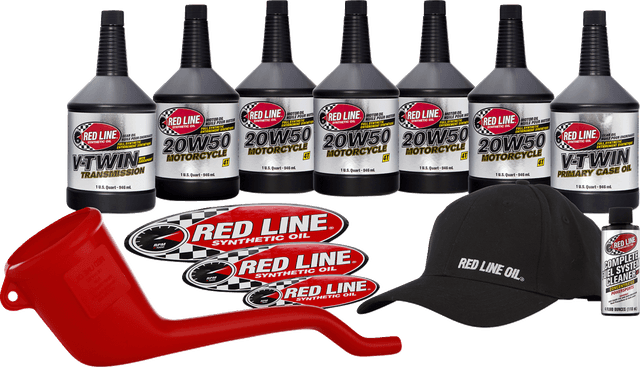 RED LINE SYNTHETIC OIL 3601-1032 V-Twin Powerpack Kit - 20W50