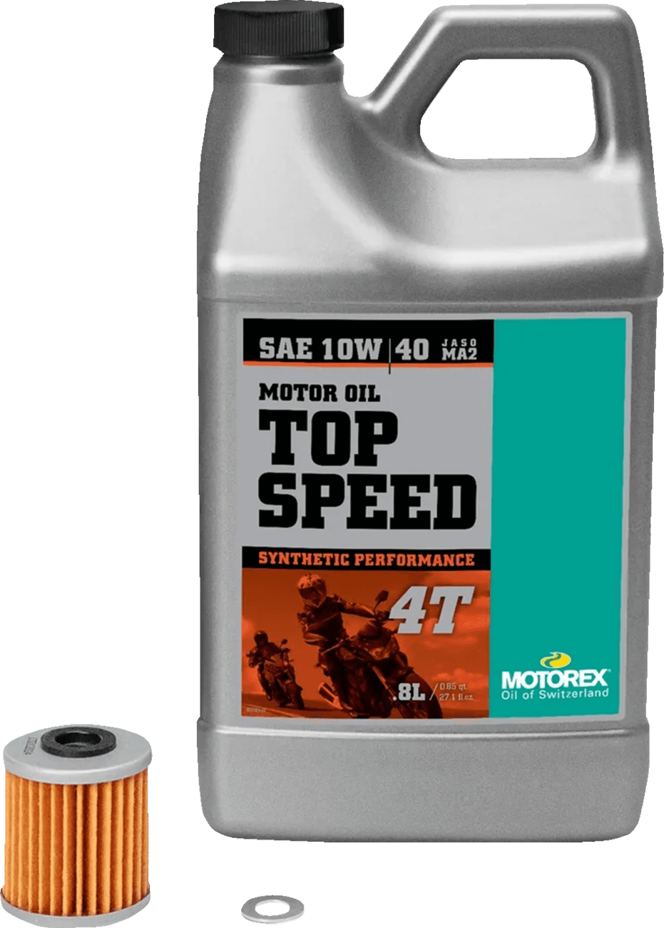 MOTOREX 3601-1059 Oil Change Kit - Kawasaki KX 250 - 10W-40