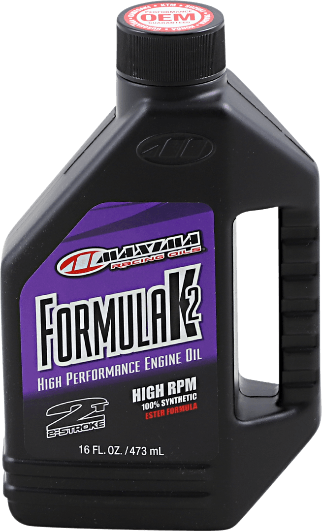 MAXIMA RACING OIL 3602-0022 Formula K2 Synthetic Premix - 16 U.S. fl oz.