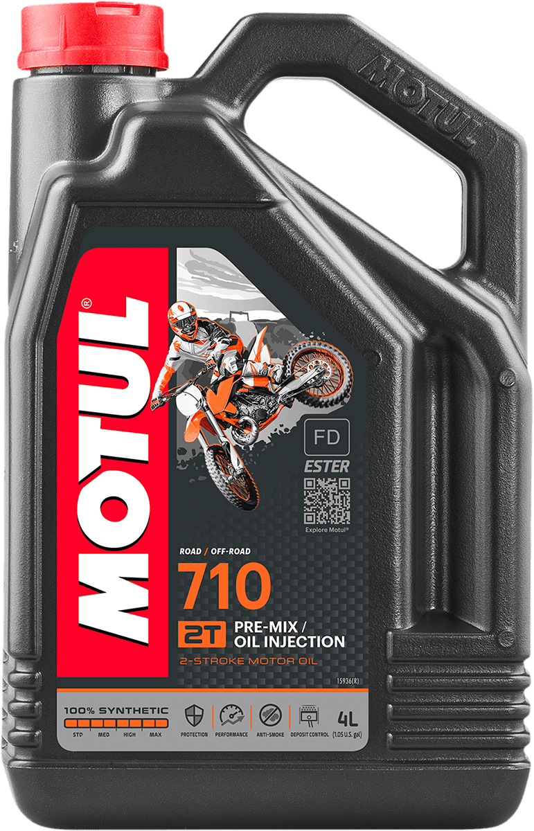 MOTUL 3602-0031 710 2T Injector/Premix Oil - 4L