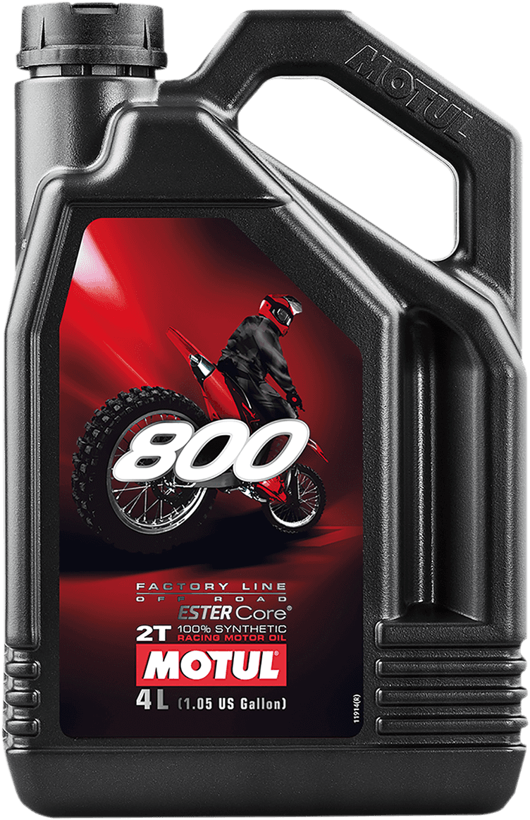 MOTUL 3602-0033 800 2T Off-Road Synthetic Oil - 4L