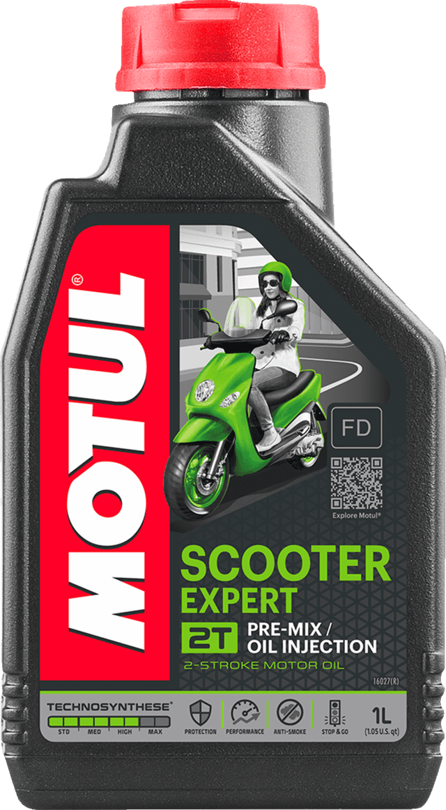 MOTUL 3602-0060 Scooter Expert 2T Synthetic Blend Oil - 1L