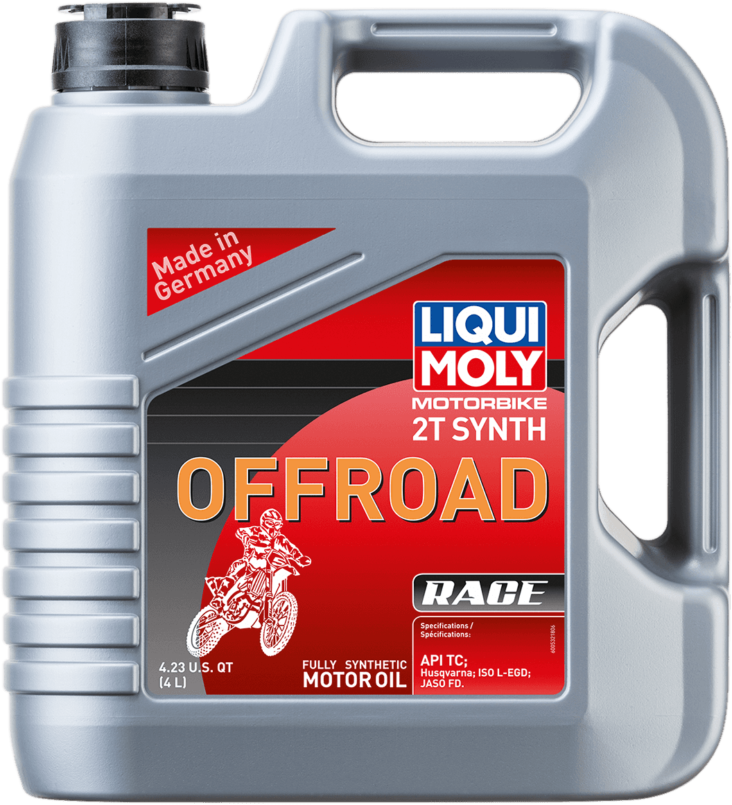LIQUI MOLY 3602-0136 Off-Road Synthetic 2T Oil - 4 Liter