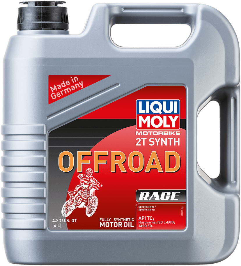 LIQUI MOLY 3602-0136 Off-Road Synthetic 2T Oil - 4 Liter