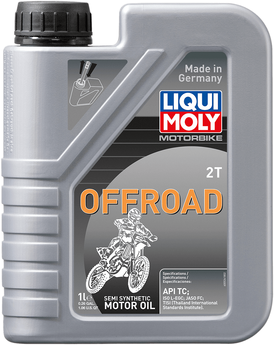 LIQUI MOLY 3602-0137 Off-Road Semi-Synthetic 2T Oil - 1L