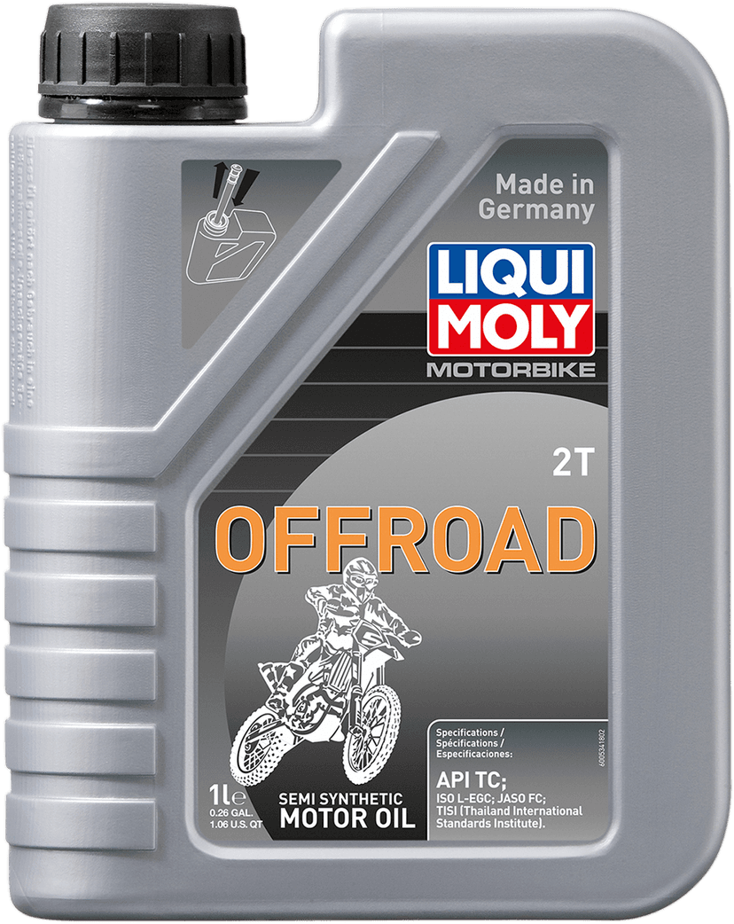 LIQUI MOLY 3602-0137 Off-Road Semi-Synthetic 2T Oil - 1L