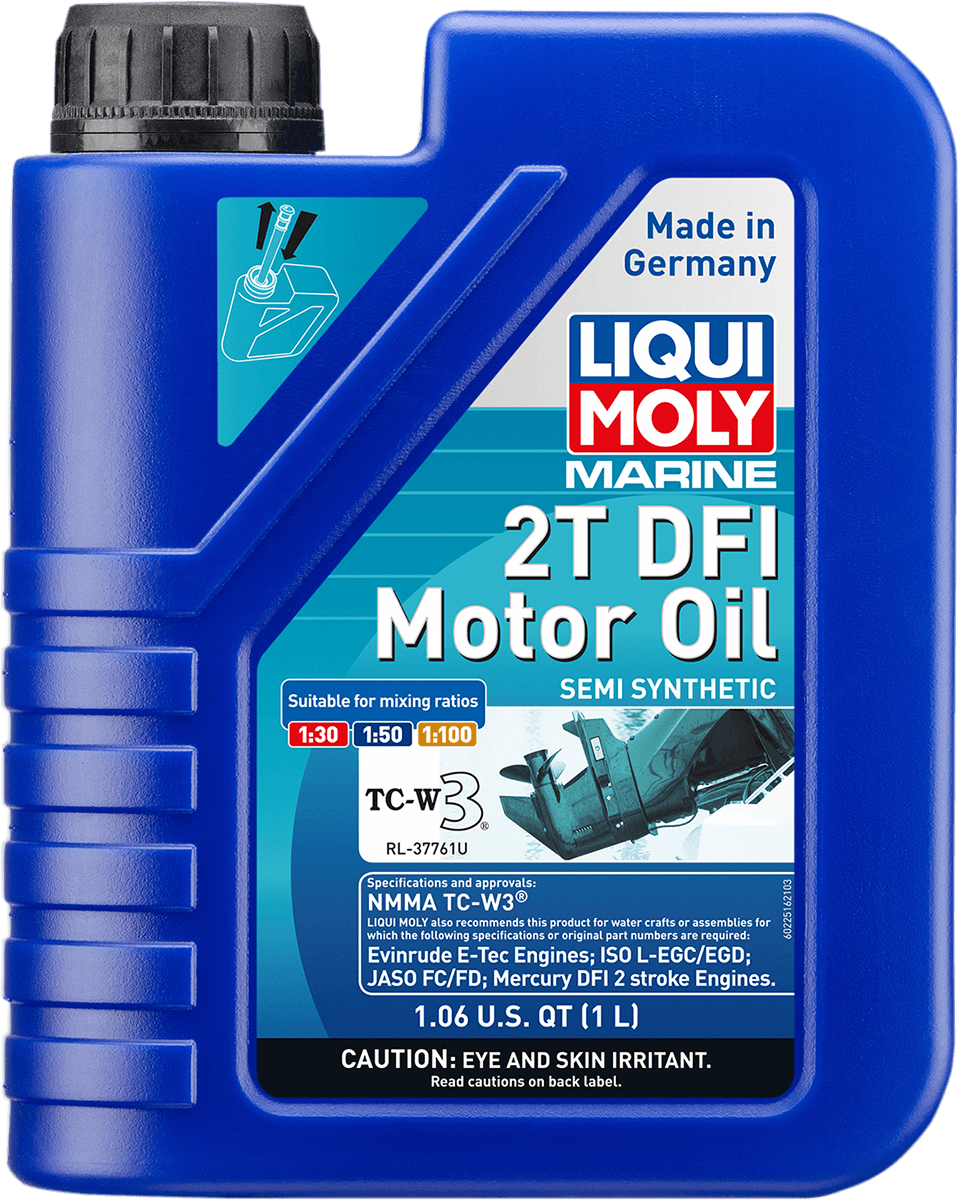 LIQUI MOLY 3602-0154 Marine 2T DFI Motor Oil - 1 Liter