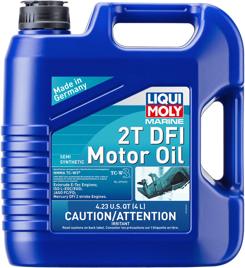 LIQUI MOLY 3602-0155 Marine 2T DFI Motor Oil - 4 Liter