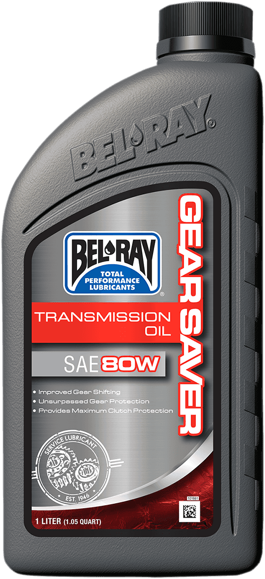 BEL-RAY 3603-0017 Gear Saver Transmission Oil - 80wt - 1L