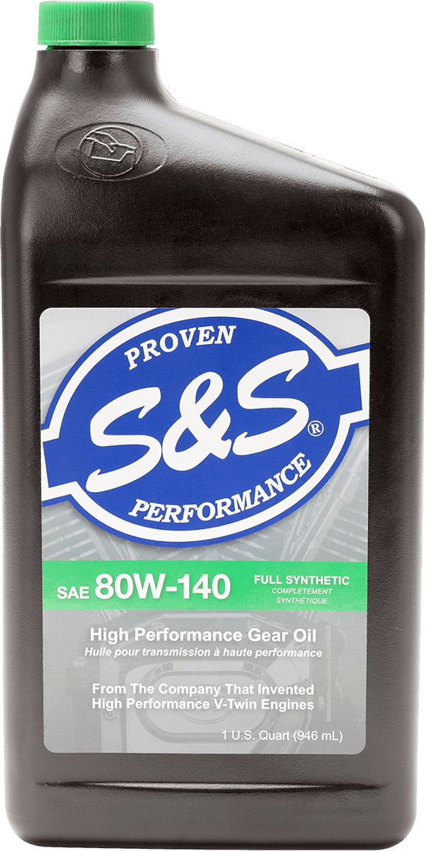 S&S CYCLE 3604-0007 Synthetic Gear Oil - 80W-140 - 1 U.S. quart