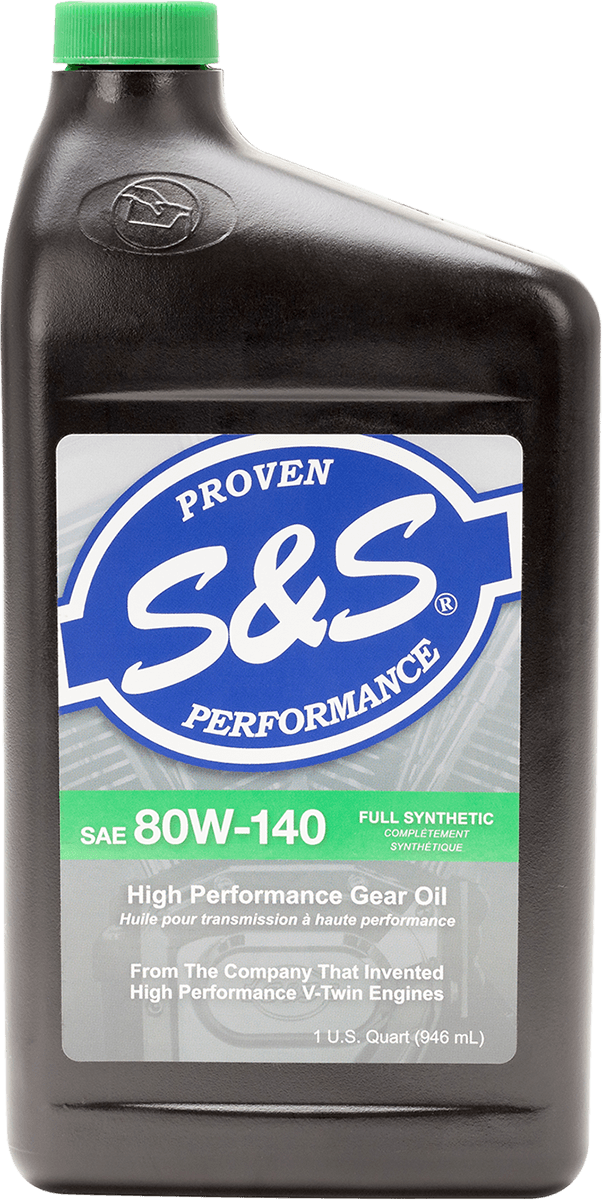 S&S CYCLE 3604-0007 Synthetic Gear Oil - 80W-140 - 1 U.S. quart