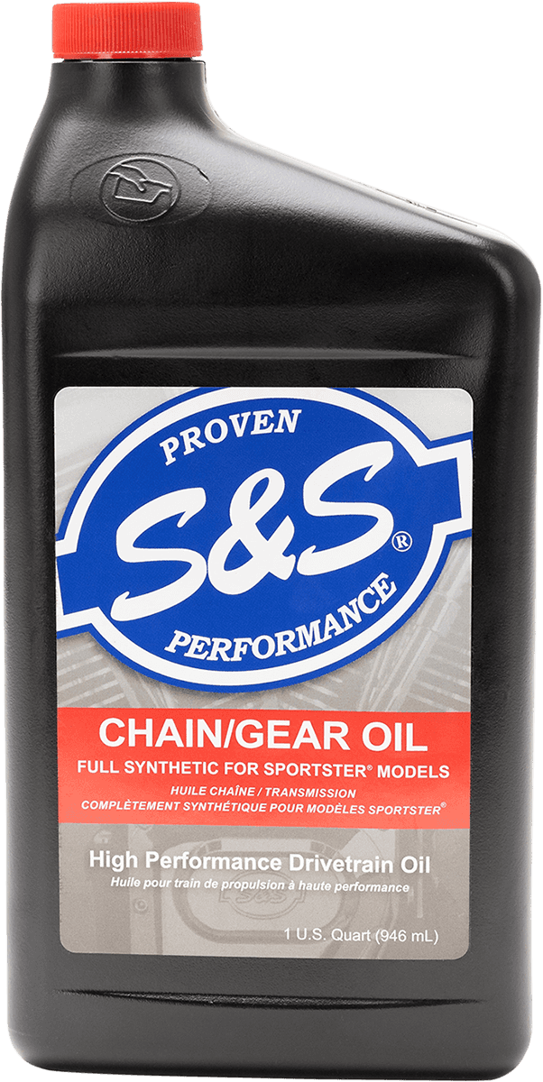 S&S CYCLE 3604-0008 Synthetic Chain/Gear Oil - 1 U.S. quart