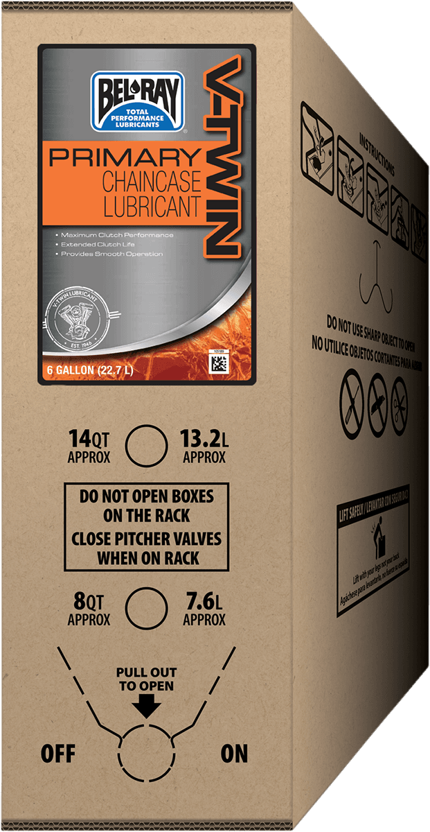 BEL-RAY 3604-0022 Primary Chain Case Lube - 6 U.S. gal. - Bag-In-Box