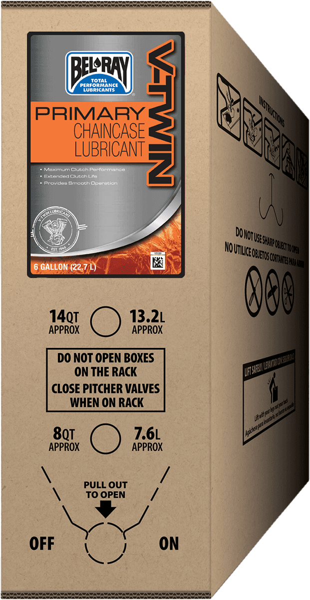 BEL-RAY 3604-0022 Primary Chain Case Lube - 6 U.S. gal. - Bag-In-Box