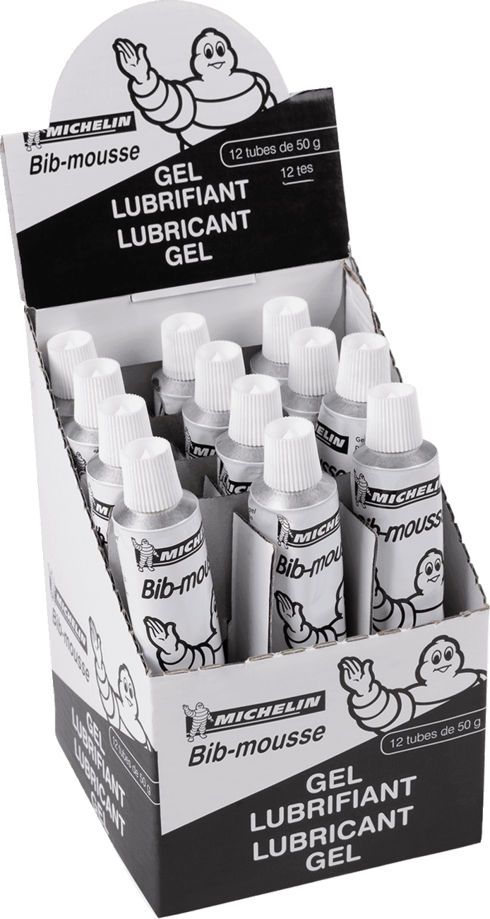 MICHELIN 3607-0015 Bib Mousse Lube Gel - 50g - 12-Pack