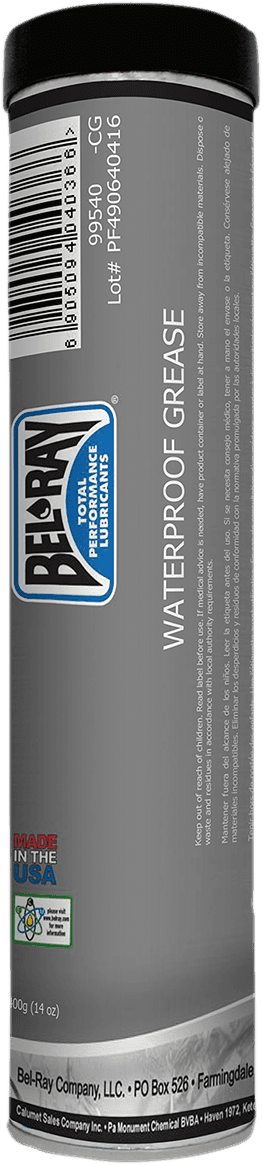 BEL-RAY 3607-0023 Waterproof Grease - 14 oz. net wt. - Cartridge
