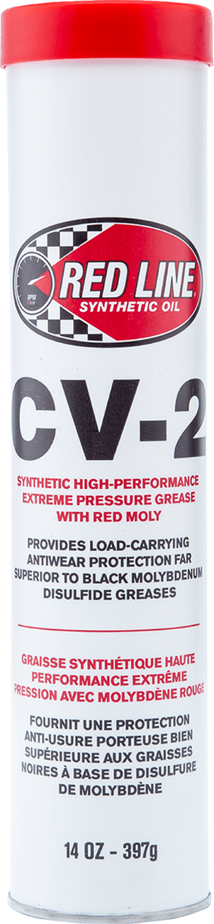 RED LINE SYNTHETIC OIL 3607-0066 CV-2 Grease with Moly - 14 oz Tube