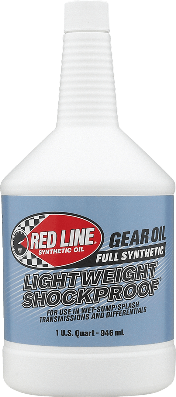 RED LINE SYNTHETIC OIL 3608-0045 Lightweight Shockproof® Gear Oil - 1 US quart
