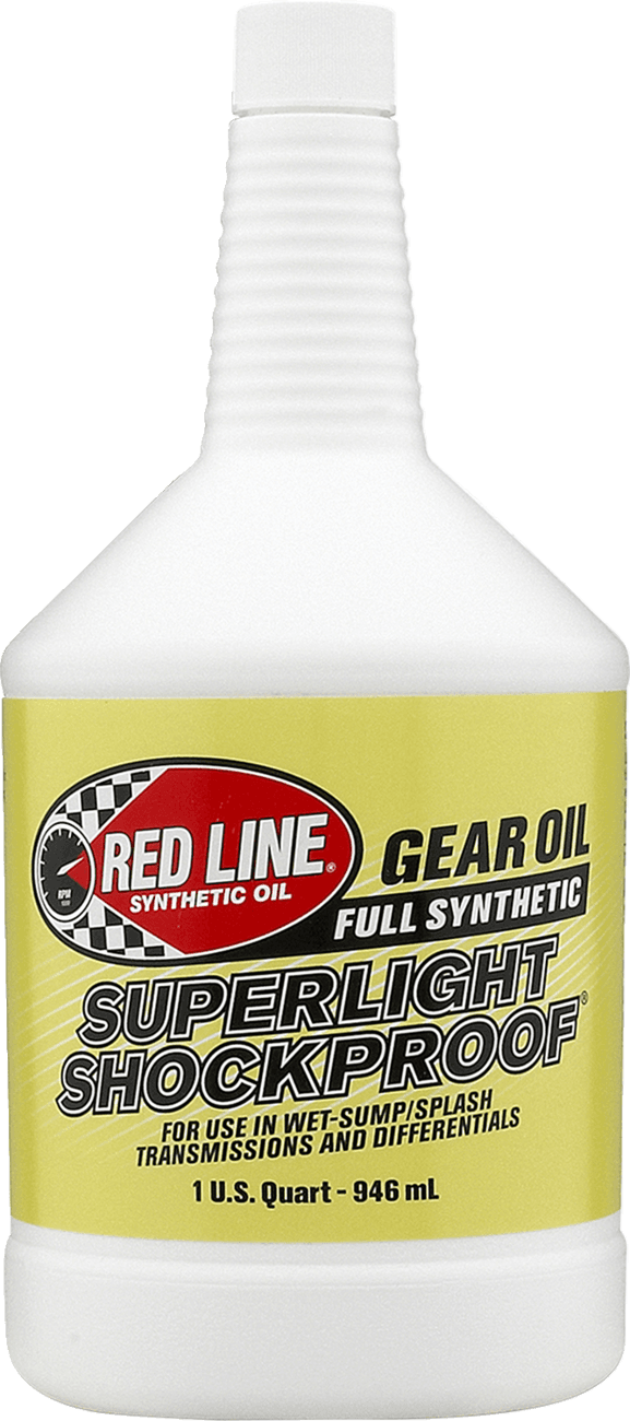 RED LINE SYNTHETIC OIL 3608-0046 Superlight Shockproof® Gear Oil - 1 US quart