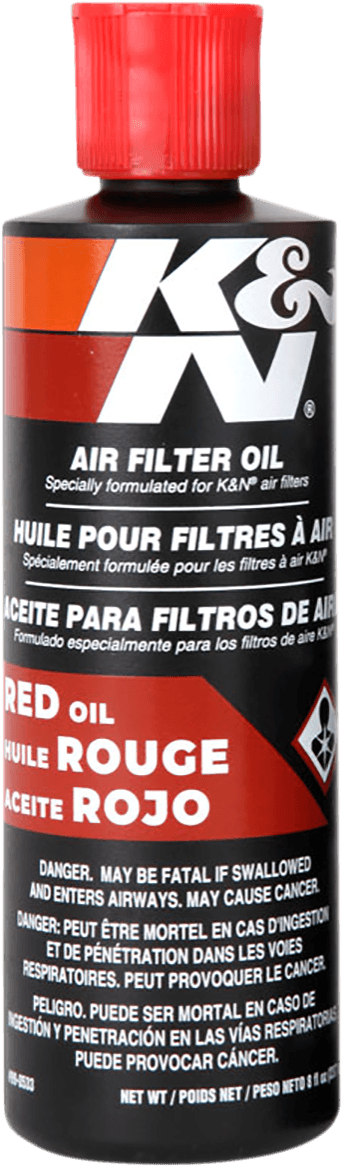 K & N 3610-0020 Air Filter Oil - 8 U.S. fl oz.