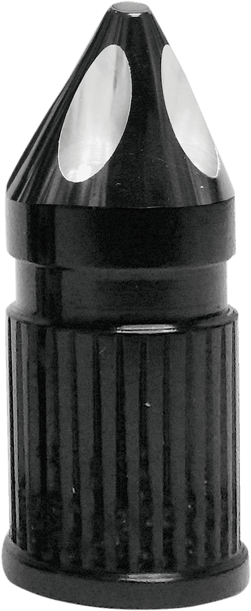 AVON GRIPS 0361-0077 Valve Stem Cap - Spike - Black - Anodized