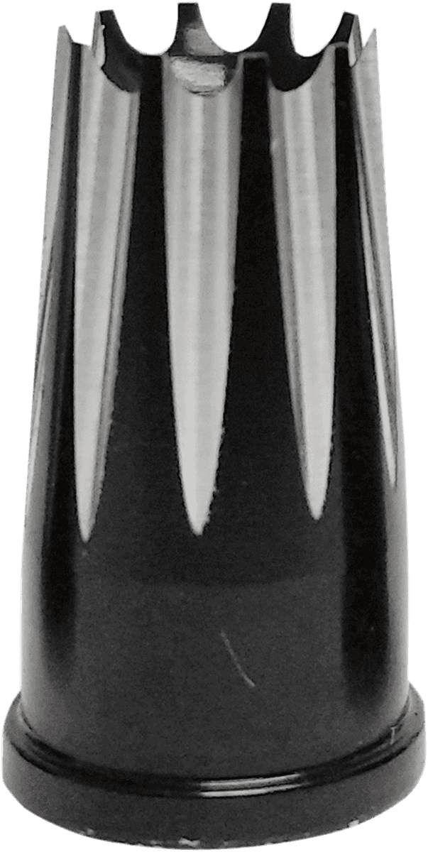 AVON GRIPS 0361-0079 Valve Stem Cap - Excalibur - Black - Anodized