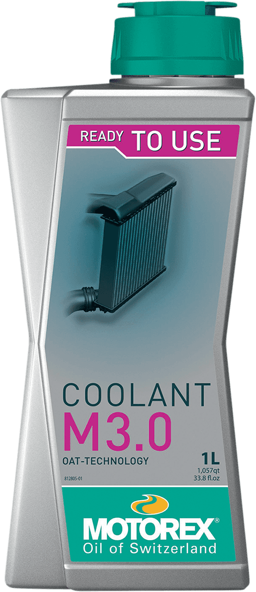 MOTOREX 3705-0029 M3.0 Coolant - Ready-to-Use - 1L
