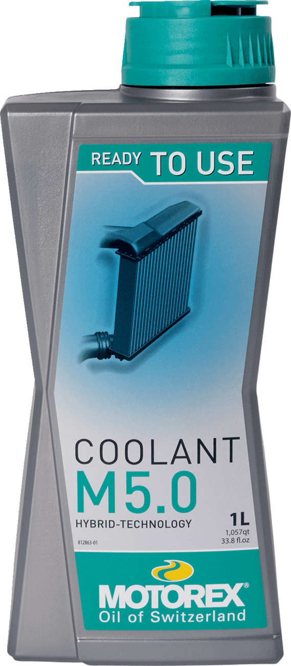 MOTOREX 3705-0031 Ready-to-Use M5.0 Coolant - 1 Liter