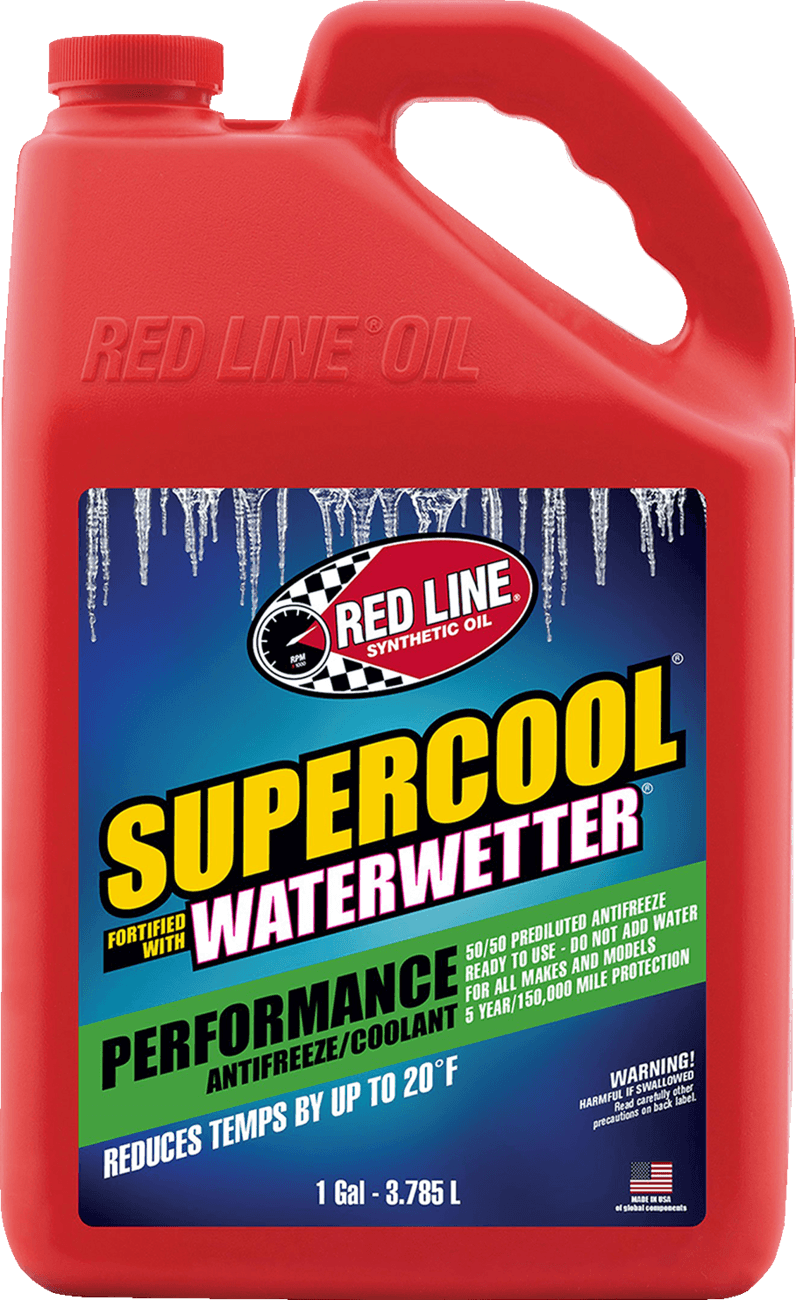 RED LINE SYNTHETIC OIL 3705-0053 Supercool® Coolant 50/50 Mix - 1 US gallon