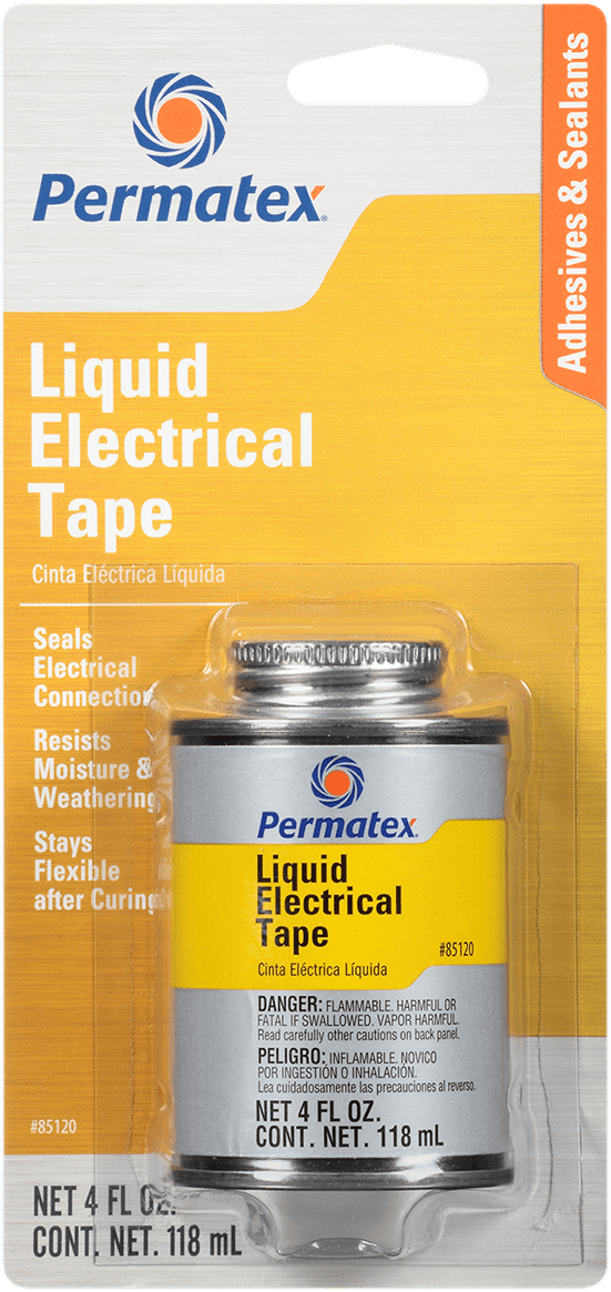 PERMATEX 3710-0007 Liquid Electric Tape - 4 U.S. fl oz.