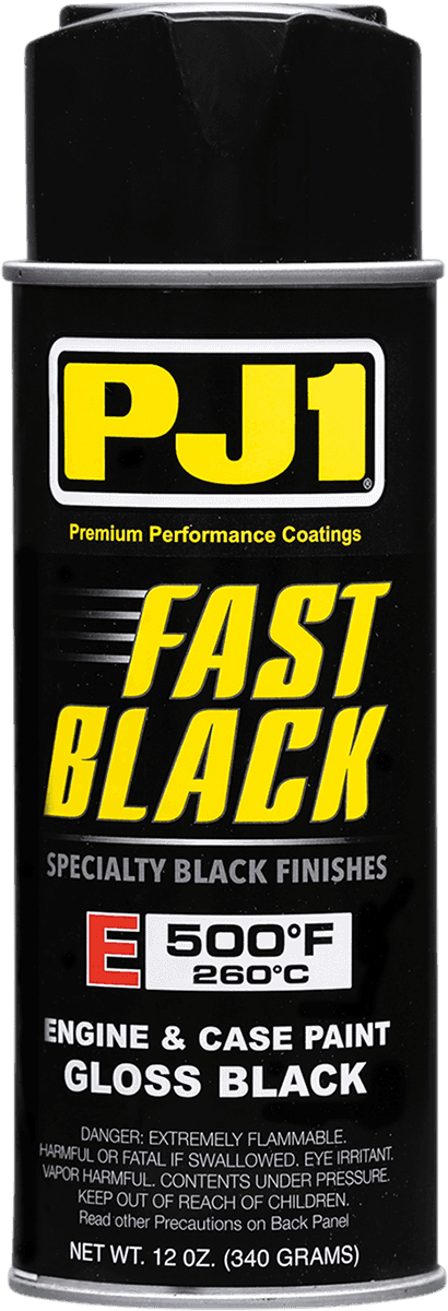 PJ1/VHT 3712-0025 Engine Paint - Gloss Black - 12 oz. net wt. - Aerosol