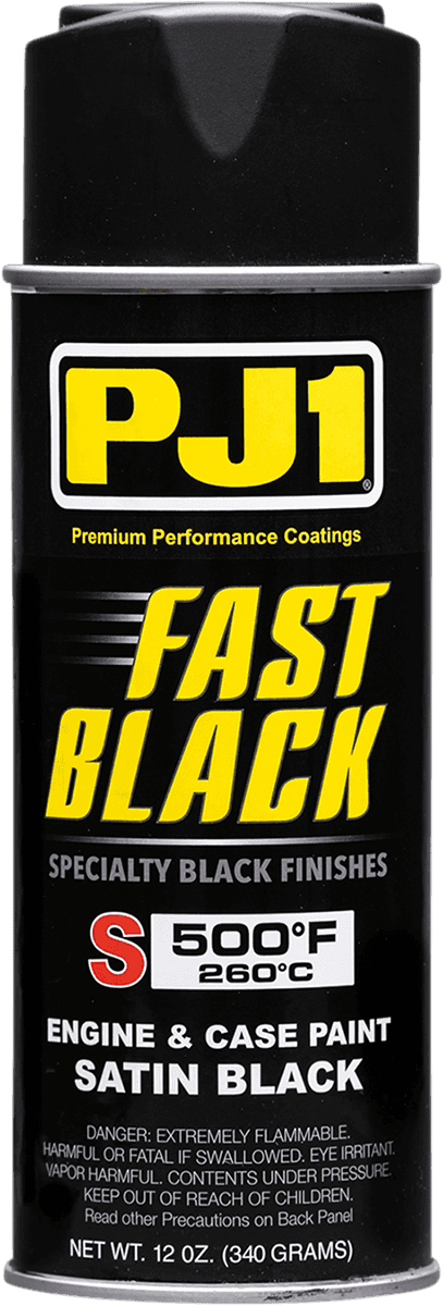 PJ1/VHT 3712-0028 High-Temperature Paint - Satin Black - 12 oz. net wt. - Aerosol