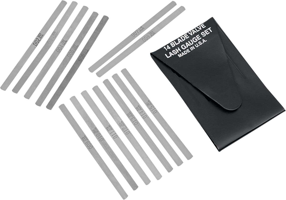 LANG TOOLS 3801-0206 14-Blade Valve Gauge Set