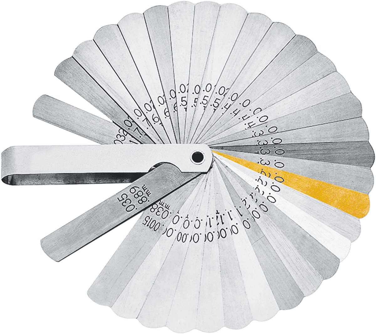 LANG TOOLS 3801-0247 Feeler Gauge - Ignition/General - 32 Blade - Set