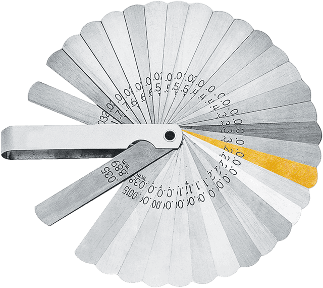 LANG TOOLS 3801-0247 Feeler Gauge - Ignition/General - 32 Blade - Set