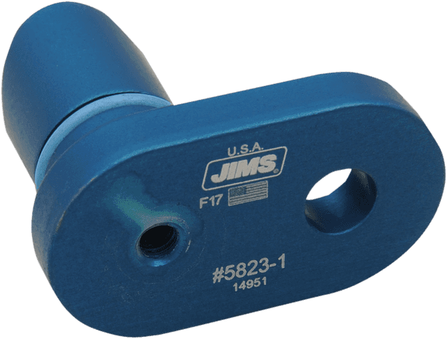 JIMS 3801-0323 Flywheel Lock - Mighty Bite - Blue - M8 — image 1 of 2