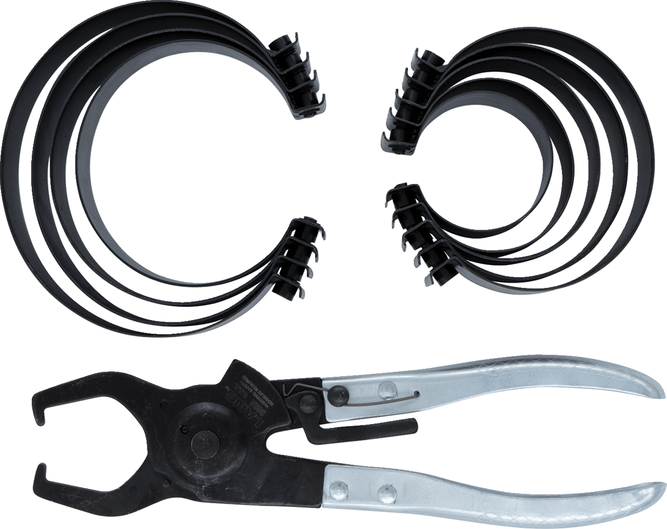 LANG TOOLS 3801-0432 Piston Ring Compressor - Fine-Tooth - Set