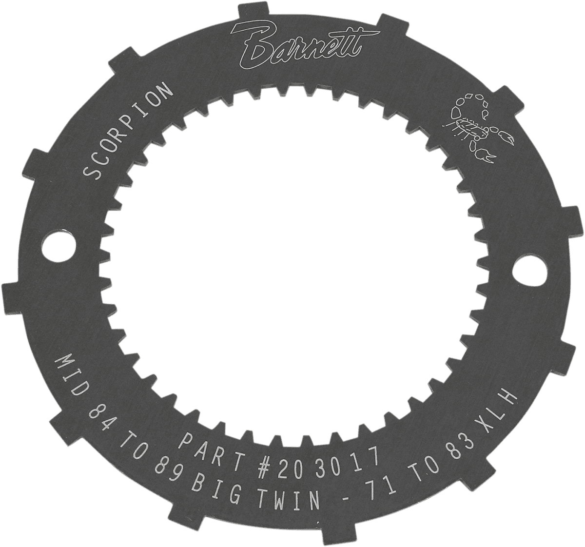 BARNETT 3803-0009 Lock Plate - Clutch Basket - Scorpion - '71-'83 XL/'86-'89 FXR/Softail/Touring