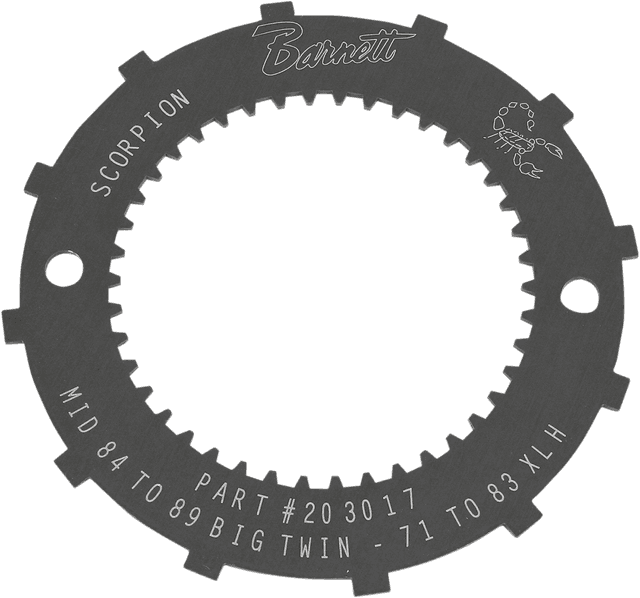 BARNETT 3803-0009 Lock Plate - Clutch Basket - Scorpion - '71-'83 XL/'86-'89 FXR/Softail/Touring