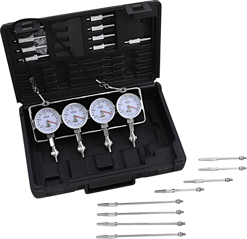 K&L SUPPLY 3804-0026 Vacuum Gauge Set - Fuel Pressure - Deluxe — image 3 of 7