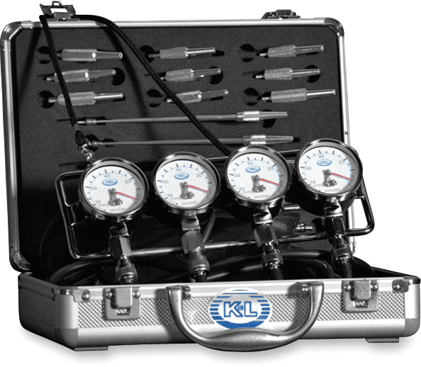 K&L SUPPLY 3804-0026 Vacuum Gauge Set - Fuel Pressure - Deluxe — image 7 of 7