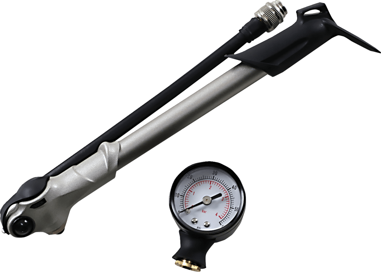 DRAG SPECIALTIES 3805-0083 Air Pump with Gauge - 0-60