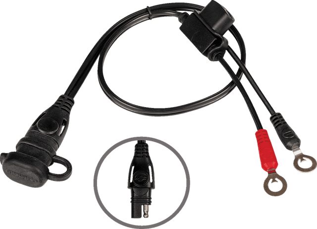 TECMATE 3807-0159 Battery Lead with Ring Terminal - 12V - Fused — image 1 of 6