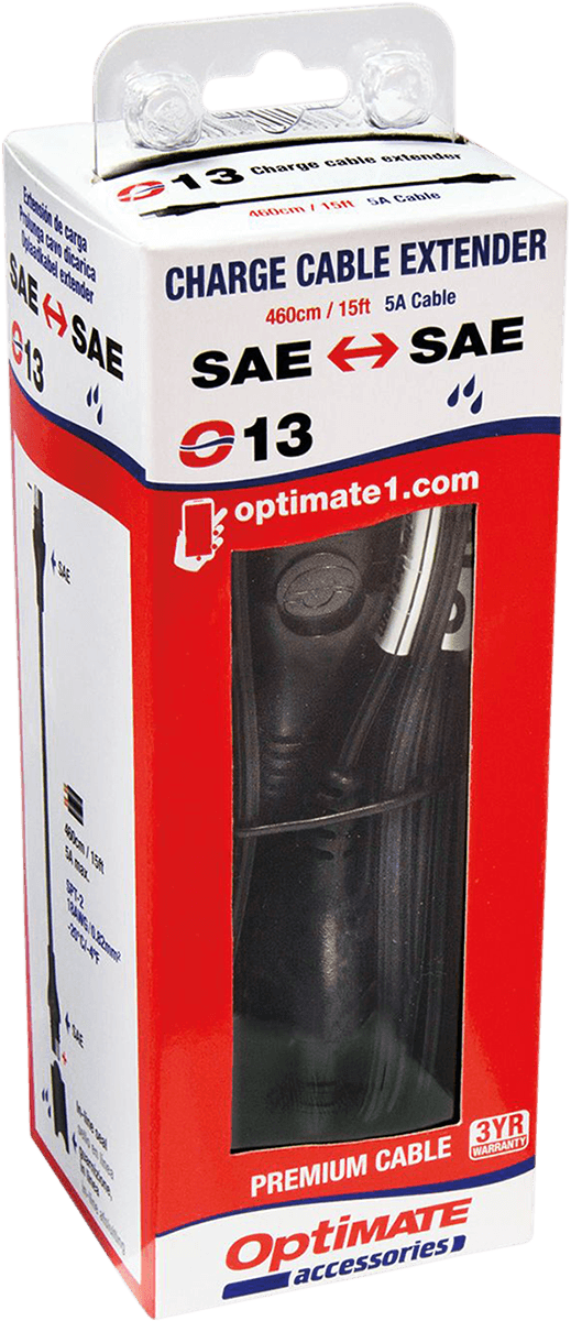 TECMATE 3807-0172 15' Extender - Charger Cable — image 2 of 2