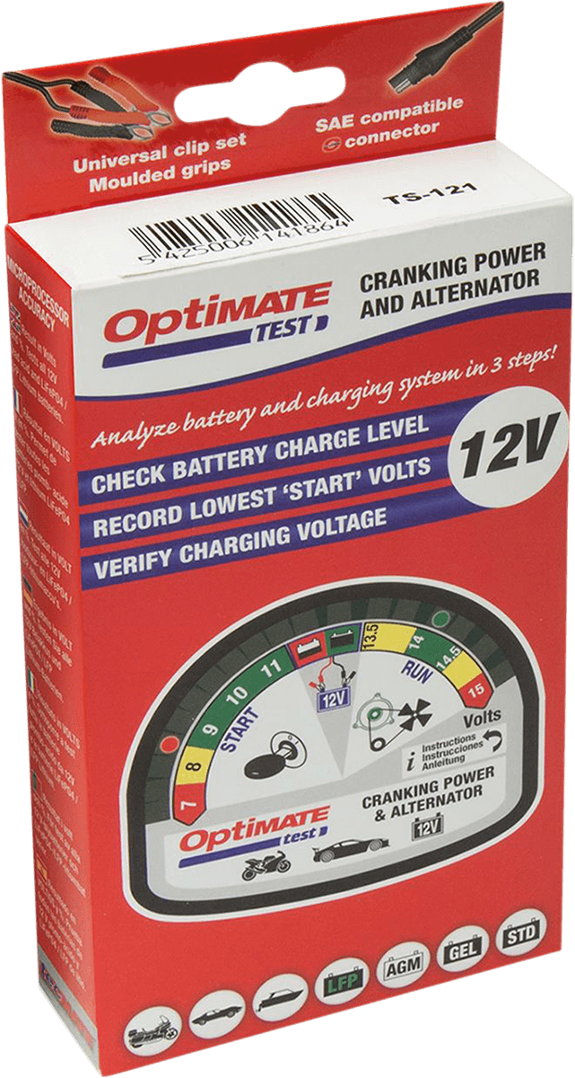 TECMATE 3807-0245 Battery Charging System/Alternator Tester — image 2 of 2