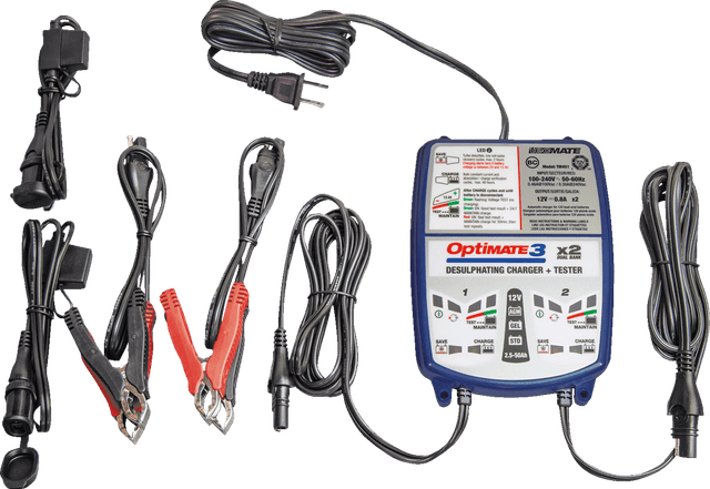 TECMATE 3807-0262 Battery Charger/Maintainer - 2 Bank — image 1 of 2